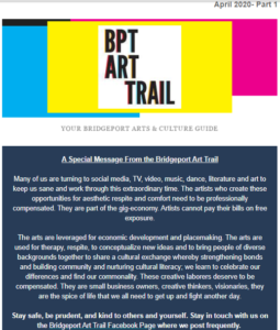 BPT Art Trail News-April Part 1: Funding resources for artists impacted ...